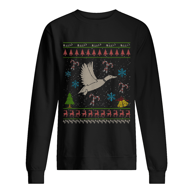 Duck Hunting Christmas Ugly Sweater Duck Hunter Unisex Sweatshirt