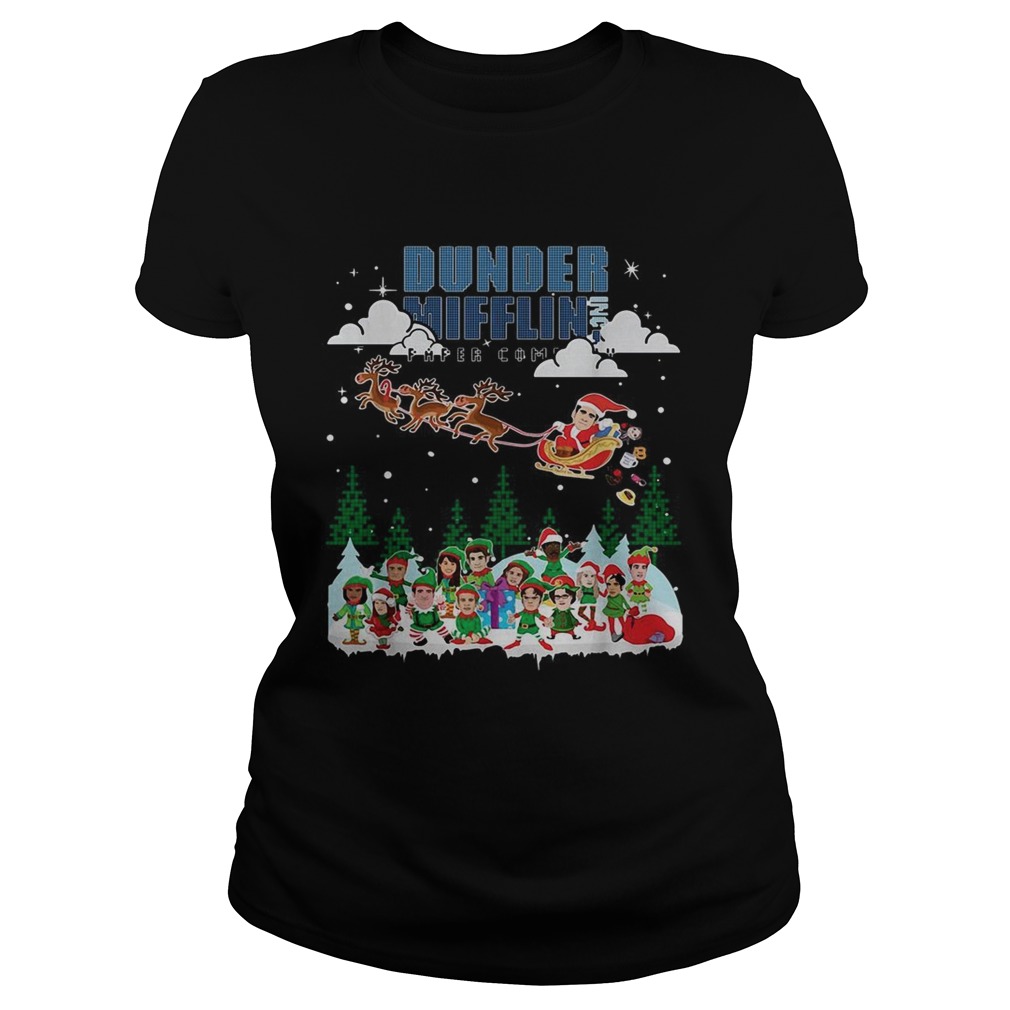 Dunder Mifflin Inc paper company Ugly Christmas Classic Ladies