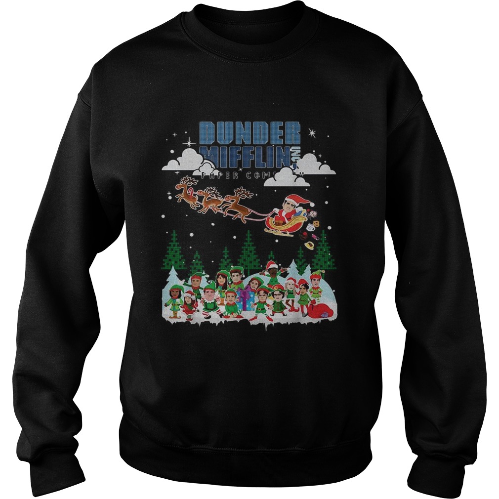 Dunder Mifflin Inc paper company Ugly Christmas Sweatshirt