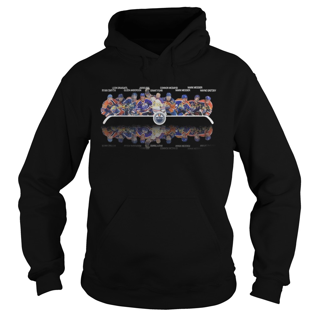 Edmonton Oilers Players Signatures Hoodie