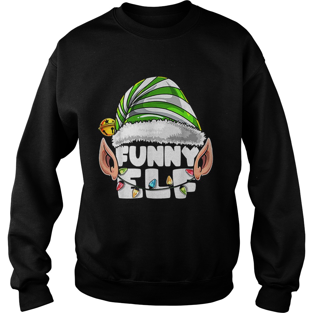 Elf Matching Family Christmas Elf Costume Gift Women Sweatshirt