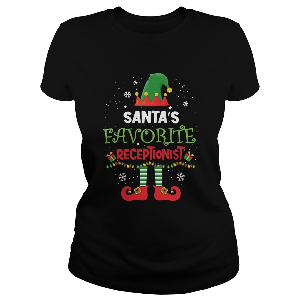 Elf Santas Favorite Receptionist Classic Ladies