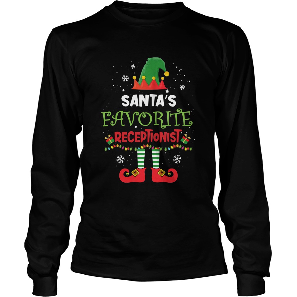 Elf Santas Favorite Receptionist LongSleeve