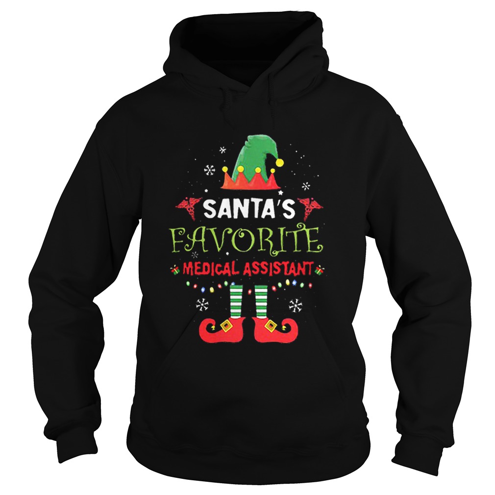 Elf Santas favorite medical assistant Hoodie