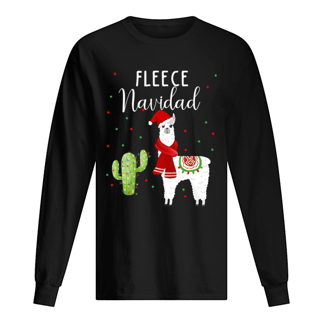 Fa La La La Llama Squad Christmas Long Sleeved T-shirt 