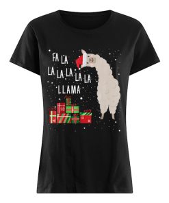 Fa La La Llama Christmas  Classic Women's T-shirt