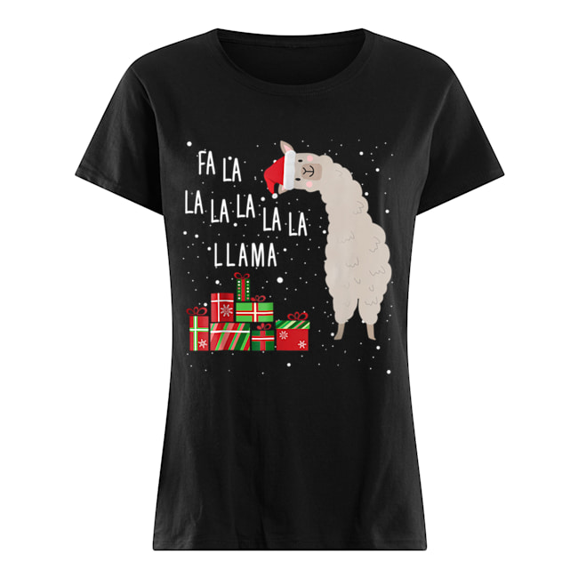 Fa La La Llama Christmas Classic Women's T-shirt