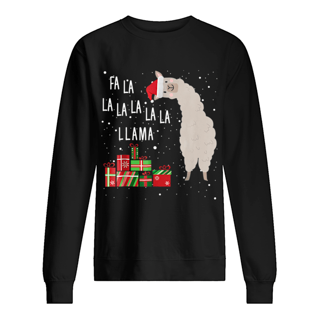 Fa La La Llama Christmas Unisex Sweatshirt