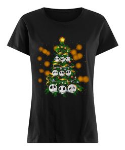 Face Jack Skellington Christmas tree  Classic Women's T-shirt