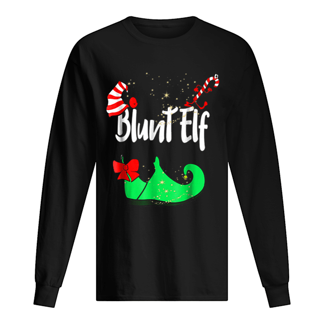 Family Matching Blunt Elf Christmas Long Sleeved T-shirt 