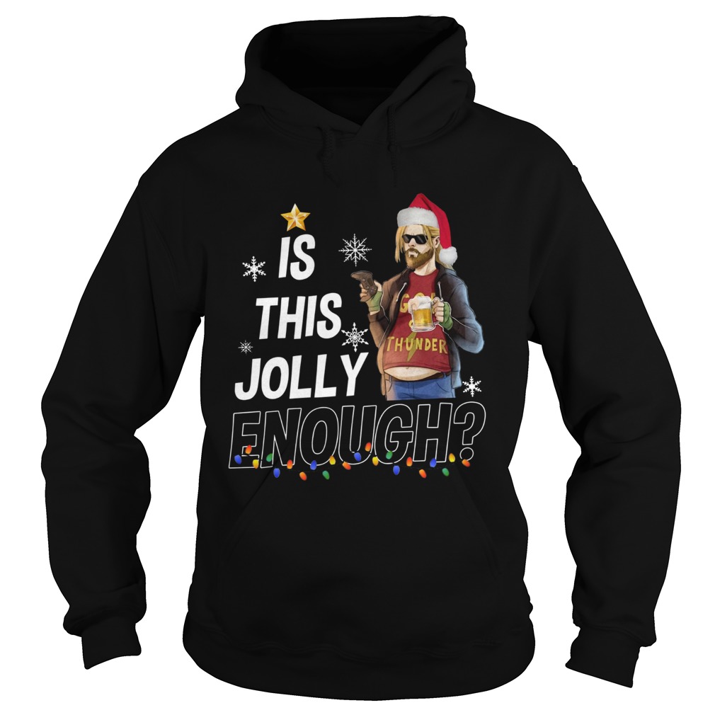 Fat Thor is this jolly enough christmas Hoodie