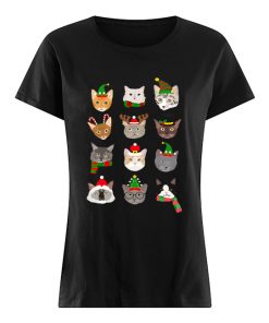 Festive Cats Christmas  Classic Women's T-shirt