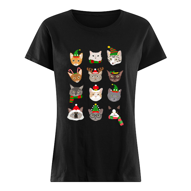 Festive Cats Christmas Classic Women's T-shirt