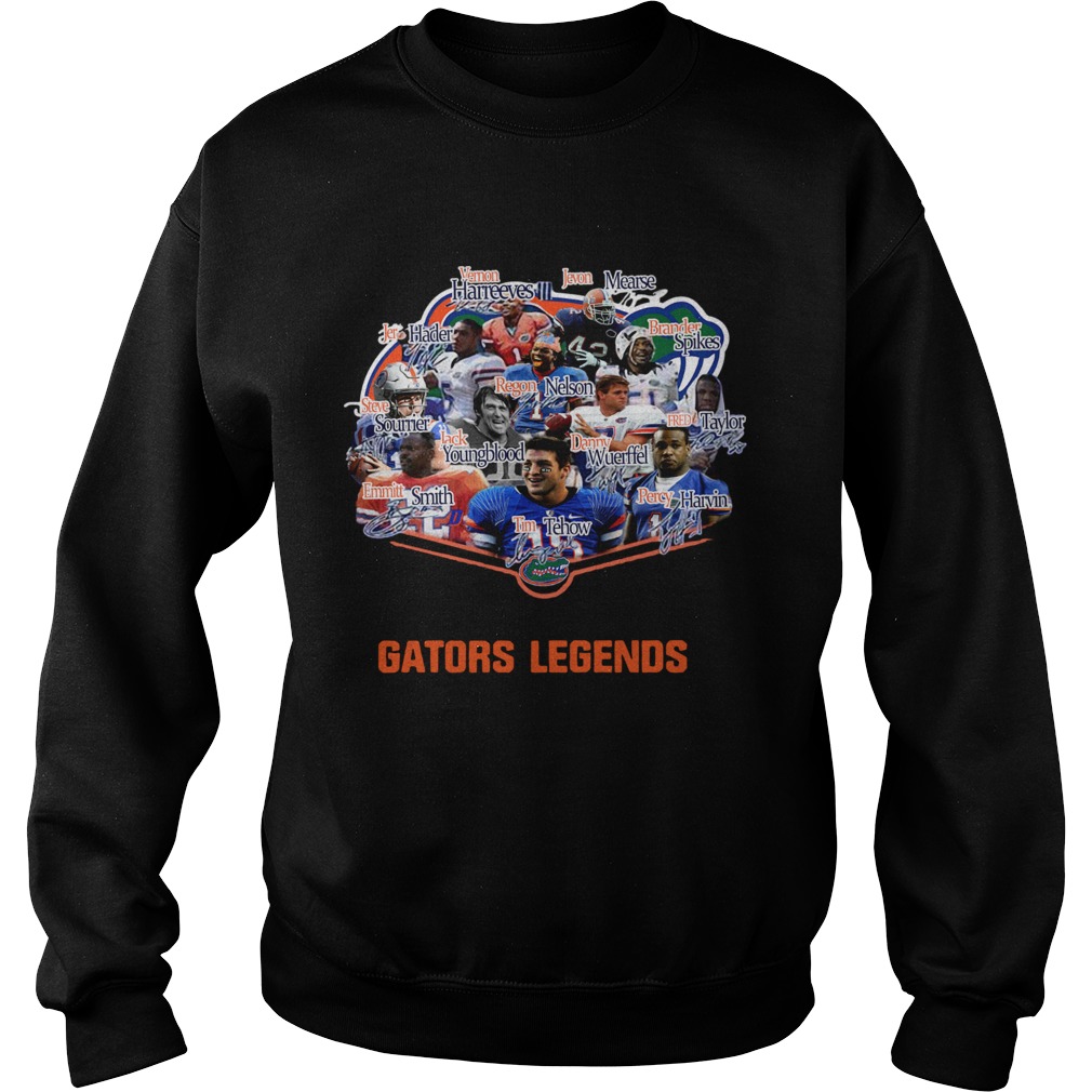 Florida Gators football Steve Spurrier Joe Haden Jevon Kearse Legends Signatures Sweatshirt