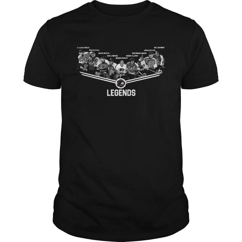 Flyers Flags Legends Team Player Signature Shirt