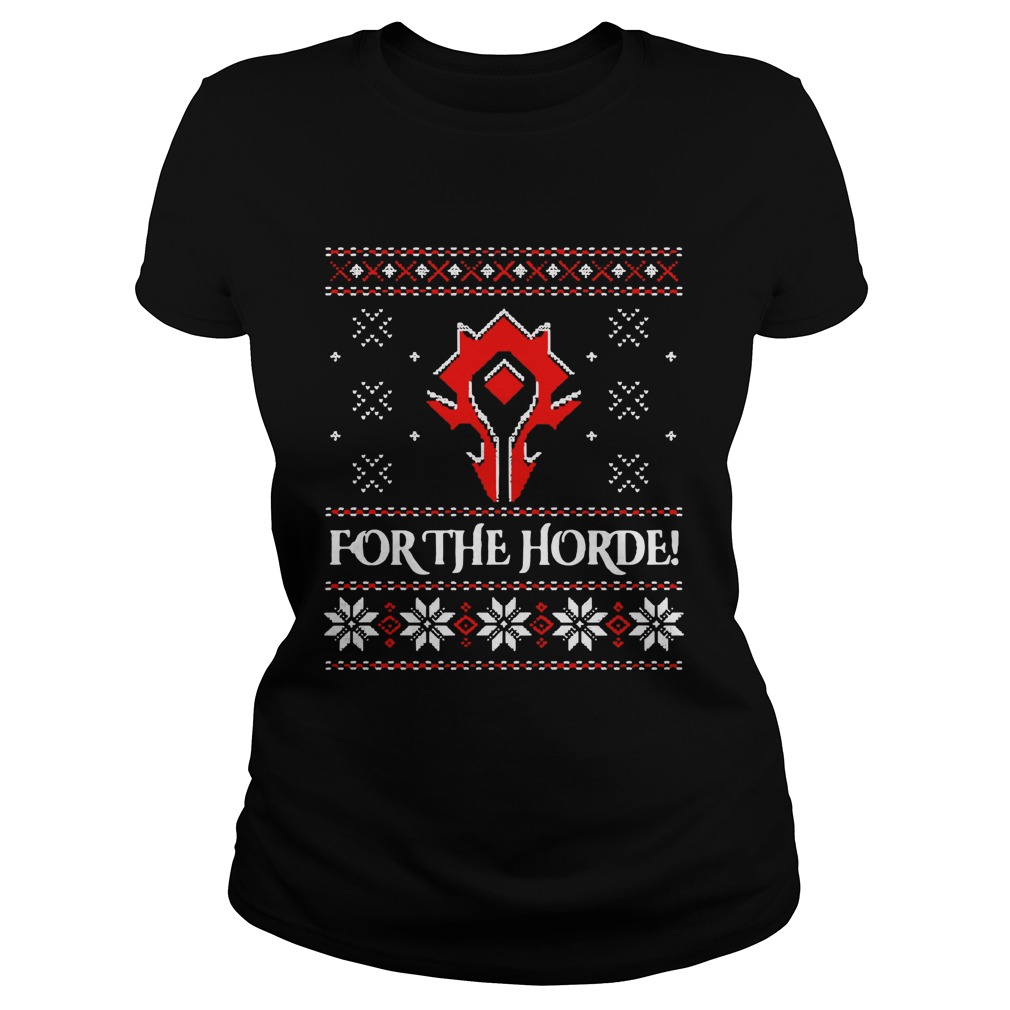 For The Horde Ugly Christmas Classic Ladies