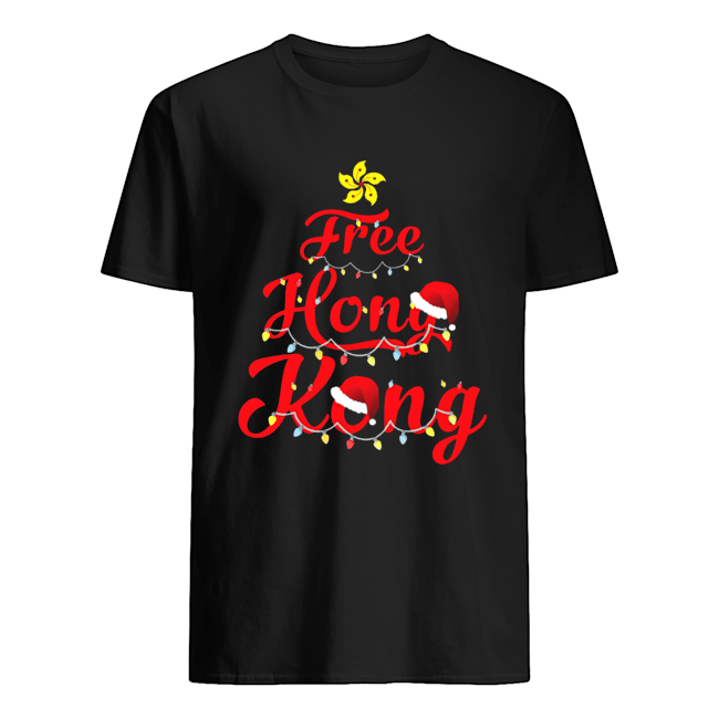 Free Hong Kong Christmas Tree shirt