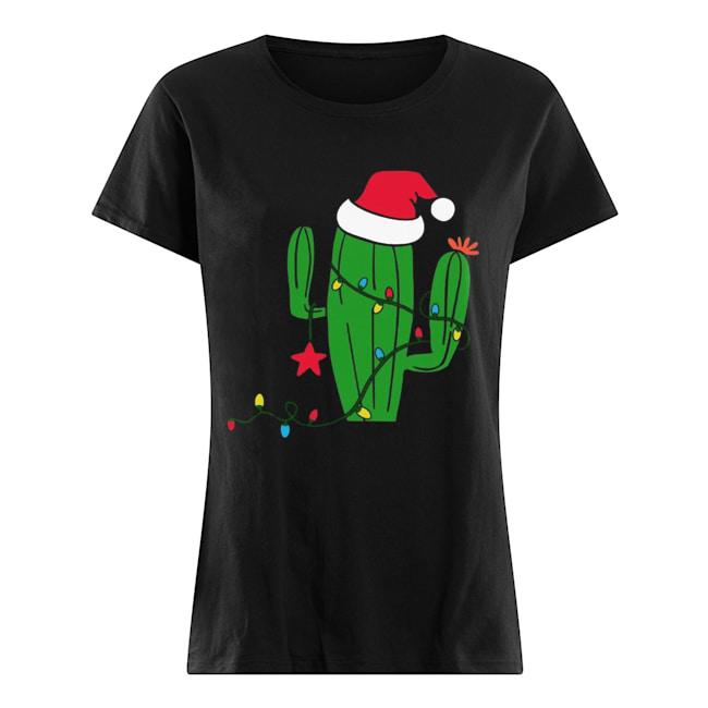 Free Hugs Santa Cactus Christmas Classic Women's T-shirt