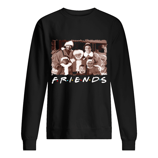 Friends Christmas holiday Grinch Elf Santa Clark Griswold Kevin Unisex Sweatshirt