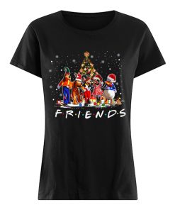 Friends Mickey Mouse characters christmas tree  Classic Women's T-shirt