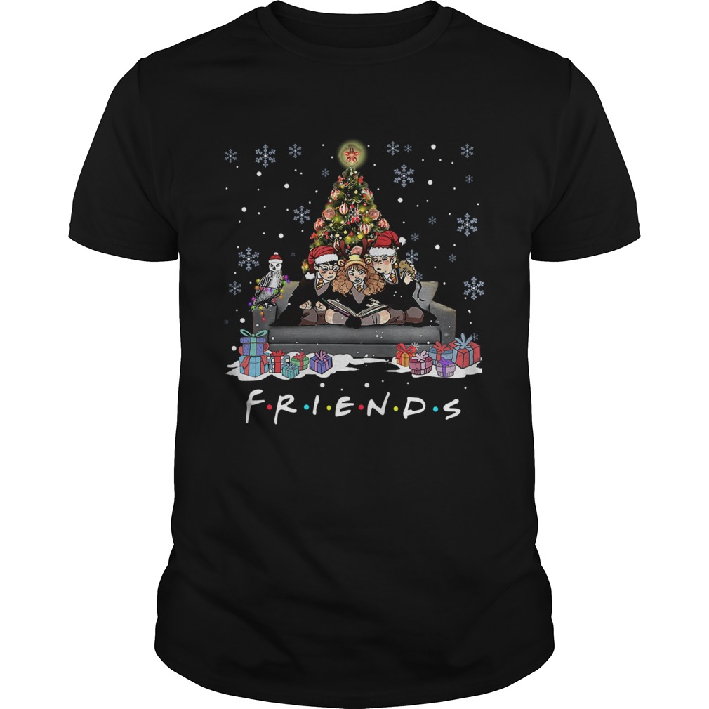 Friends Tv Show Harry Potter christmas tree shirt