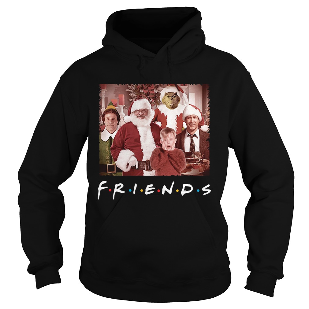 Friends tv show christmas movie characters Hoodie