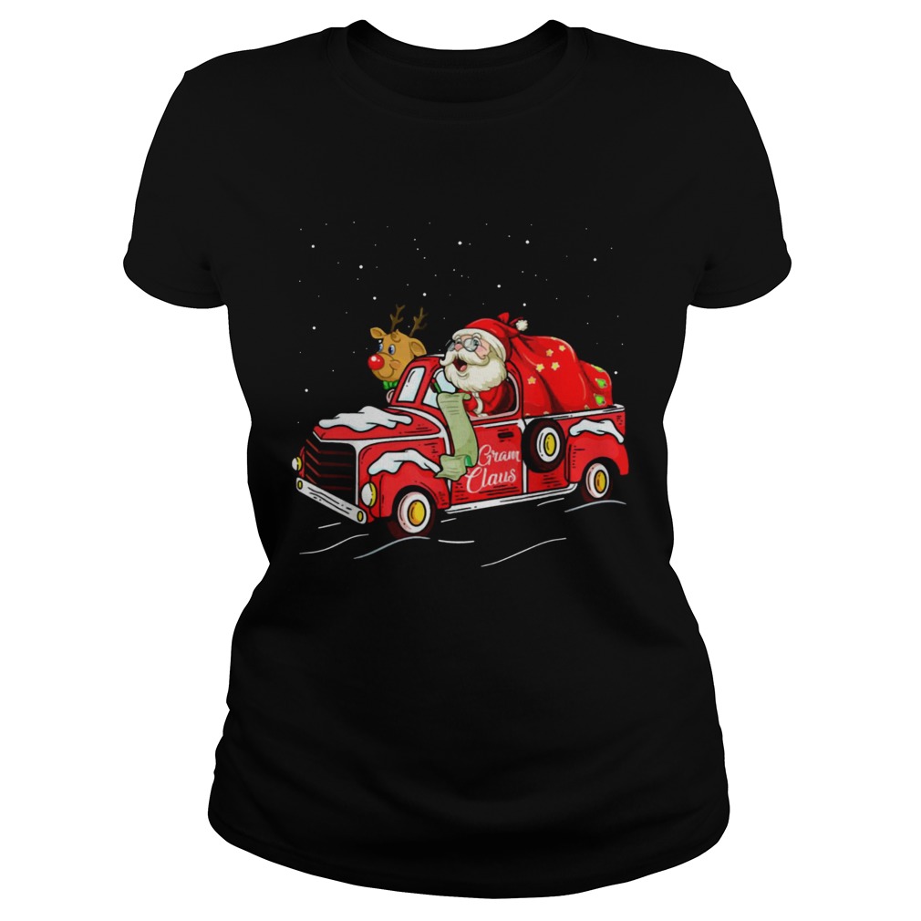 Funny Gram Claus Truck Grandma Christmas Classic Ladies