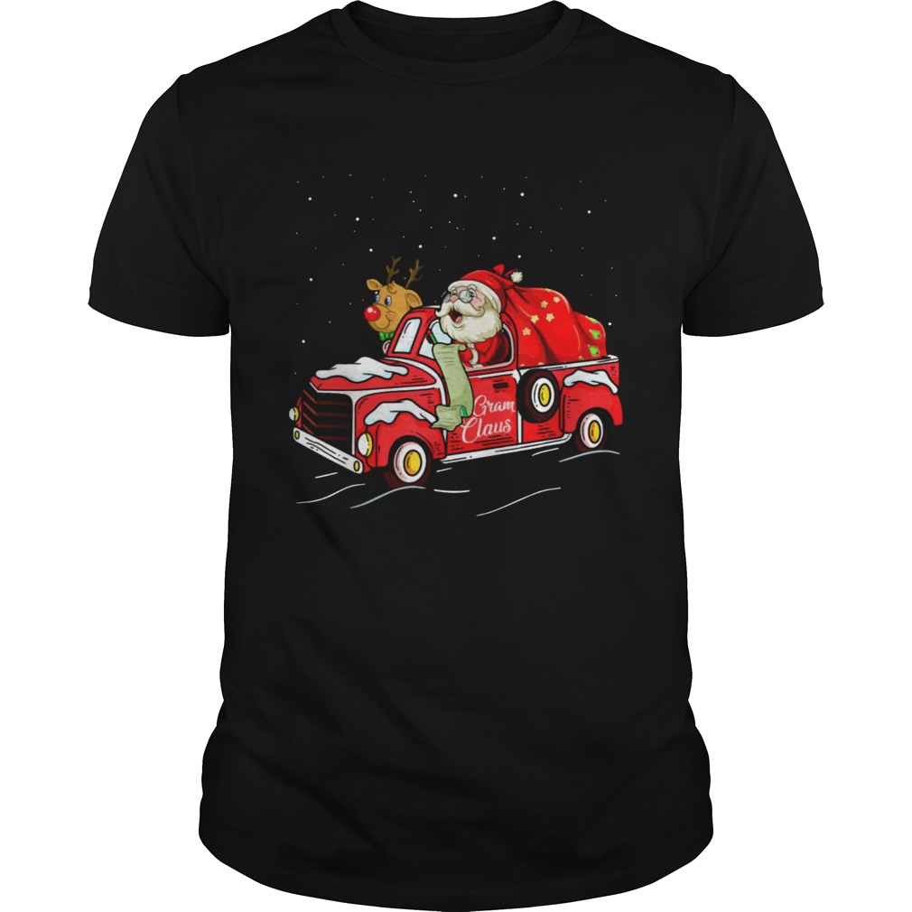 Funny Gram Claus Truck Grandma Christmas shirt