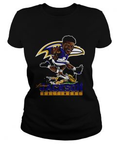 Funny Lamar Jackson Baltimore Ravens  Classic Ladies