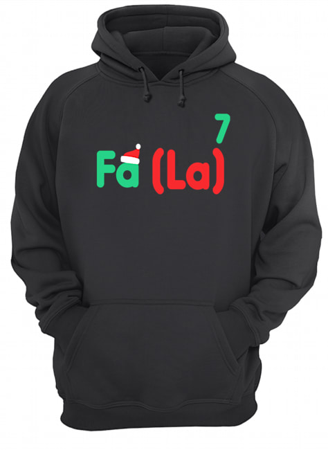 Funny Math Fa-La-La Christmas Unisex Hoodie