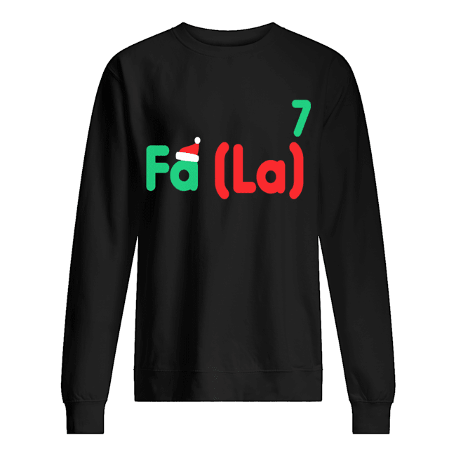 Funny Math Fa-La-La Christmas Unisex Sweatshirt