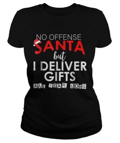 Funny Santa Postal Worker Mailman Christmas Gift  Classic Ladies