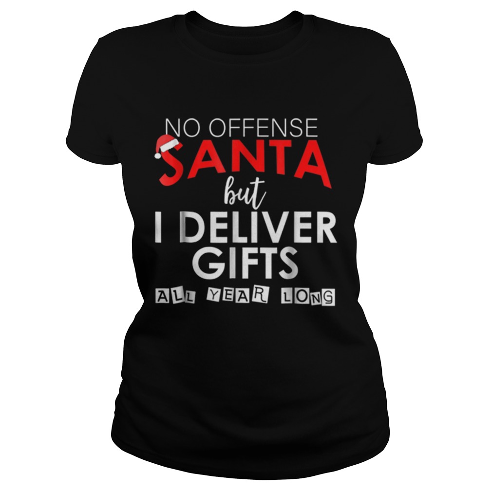 Funny Santa Postal Worker Mailman Christmas Gift Classic Ladies