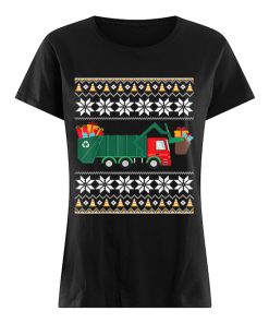 Garbage Truck Christmas  Classic Women's T-shirt