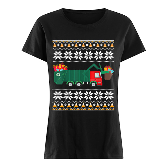 Garbage Truck Christmas Classic Women's T-shirt