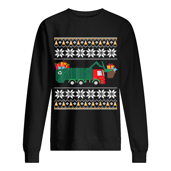 Garbage Truck Christmas Unisex Sweatshirt