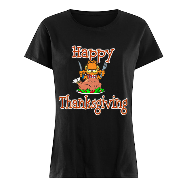 Garfield Happy Thanksgiving Classic Women's T-shirt