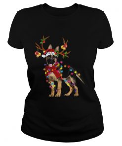 German Shepherd Gorgeous Reindeer Christmas  Classic Ladies