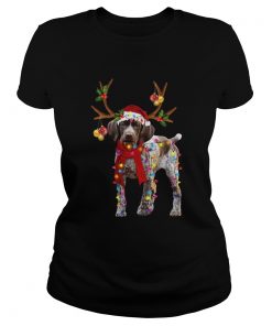 German Shorthaired Pointer Gorgeous Reindeer  Classic Ladies