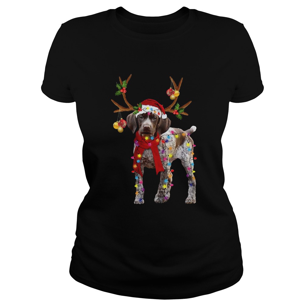 German Shorthaired Pointer Gorgeous Reindeer Classic Ladies