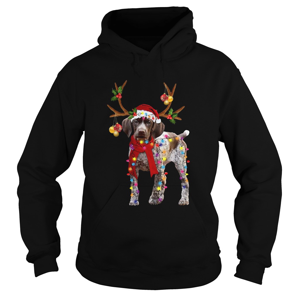 German Shorthaired Pointer Gorgeous Reindeer Hoodie