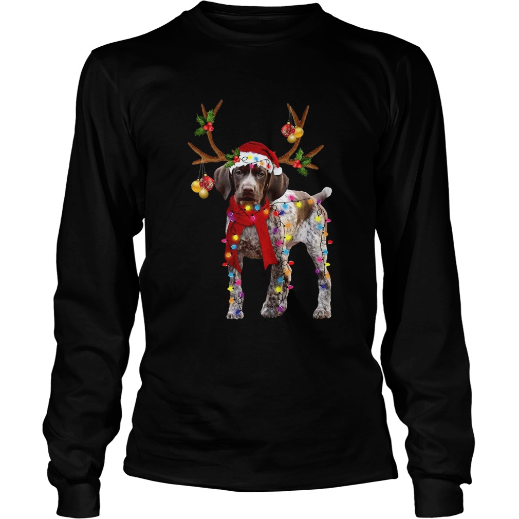 German Shorthaired Pointer Gorgeous Reindeer LongSleeve