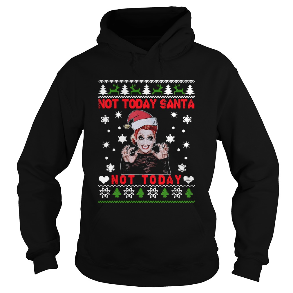 Girls Aloud Not Today Santa Not Today Hoodie