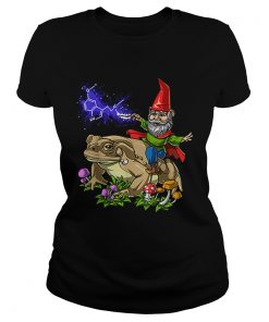 Gnome Riding Bufo Alvarius Toad Chemistry Witch Christmas  Classic Ladies