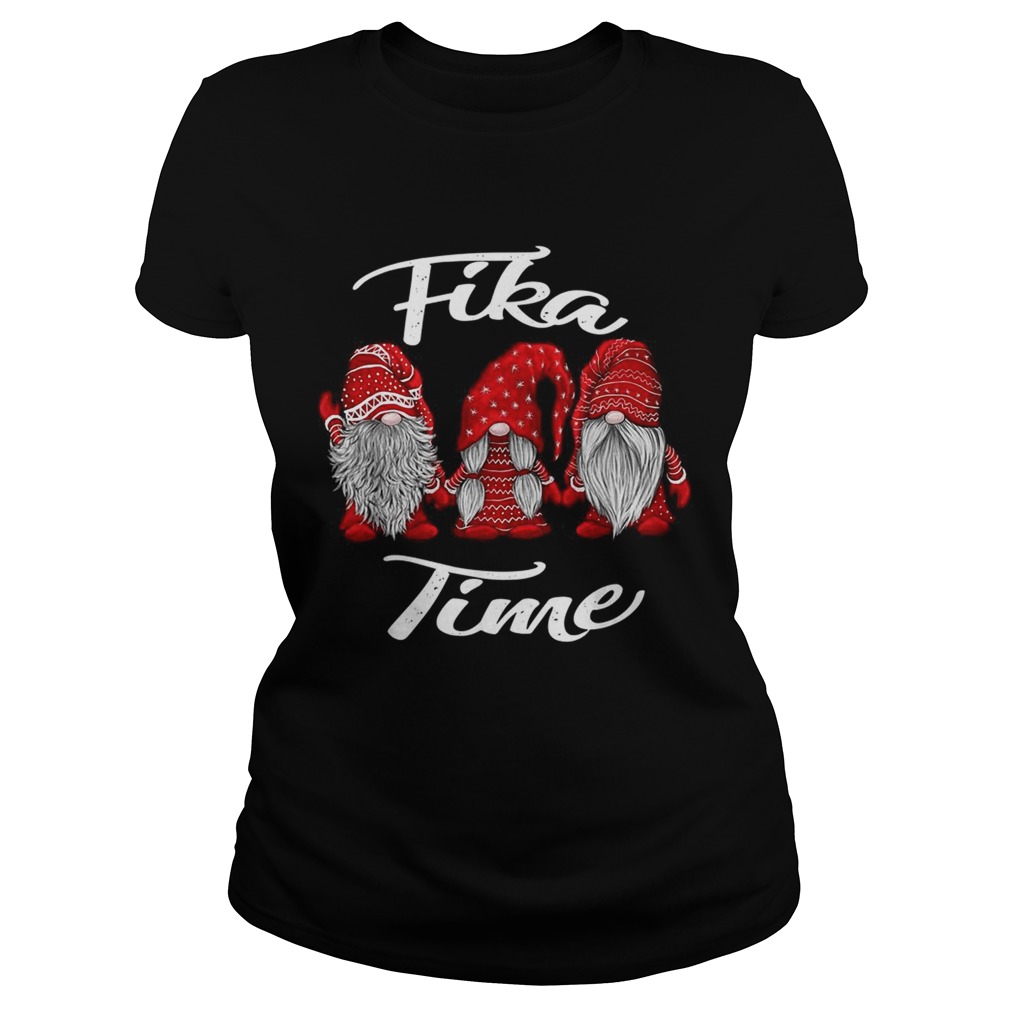 Gnomies Santa fika time Christmas Classic Ladies