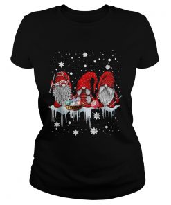 Gnomies sewing santa embroidery Christmas  Classic Ladies