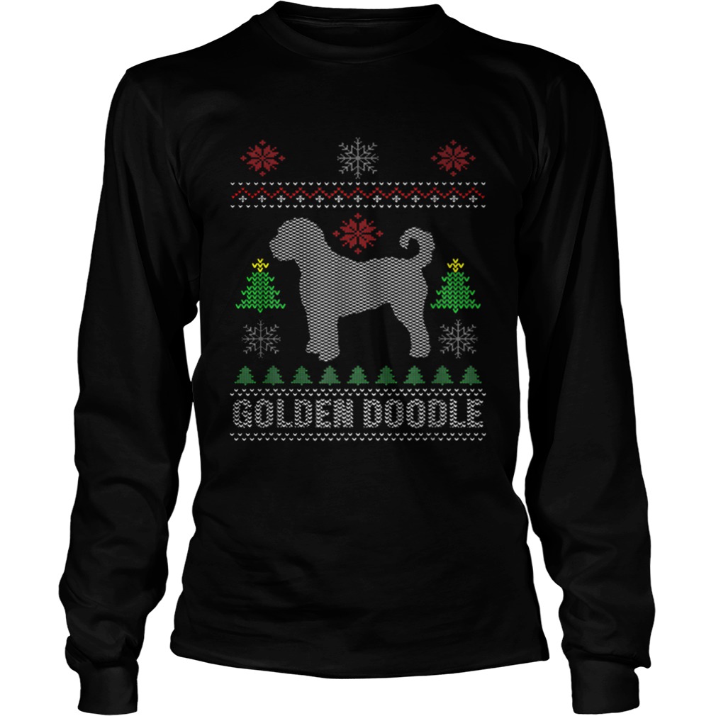 Golden Doodle Dog Funny Ugly Christmas LongSleeve