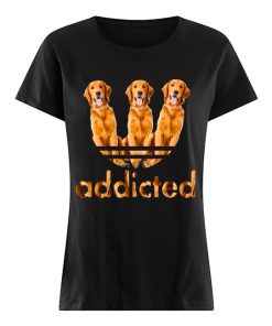 Golden Retriever Addicted Shirt Classic Women's T-shirt