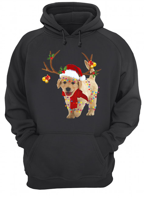 Golden Retriever Gorgeous Reindeer Crewneck Unisex Hoodie