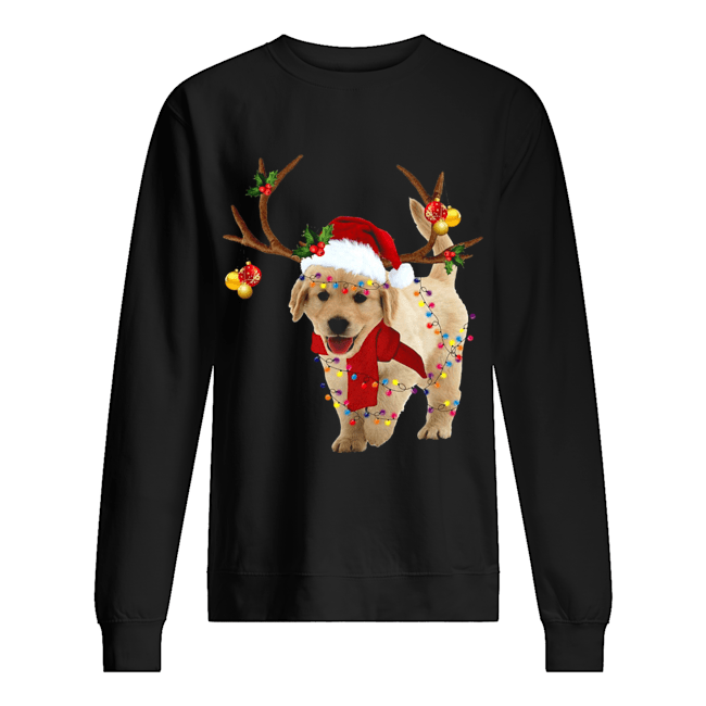 Golden Retriever Gorgeous Reindeer Crewneck Unisex Sweatshirt